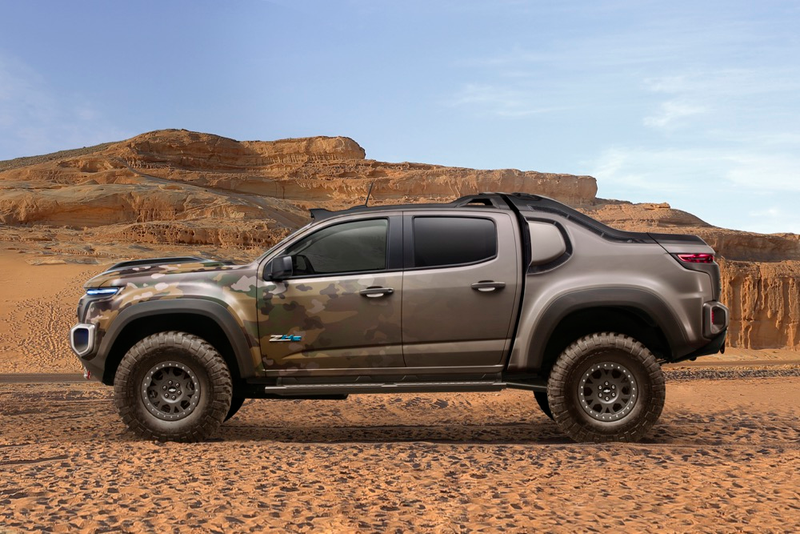 Illustration for article titled The U.S. Army's Chevy Colorado ZH2 Looks Ready For World War IV